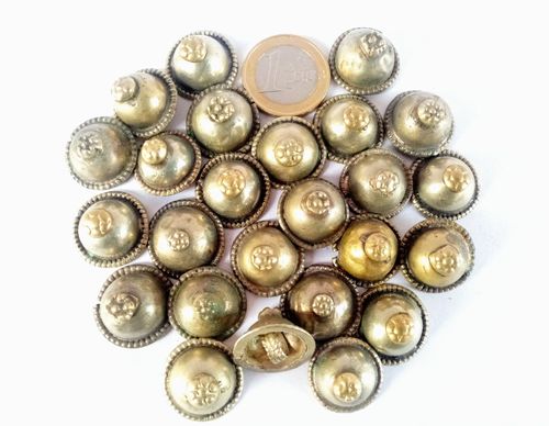 25 Botónes Turkmaní "Casco"