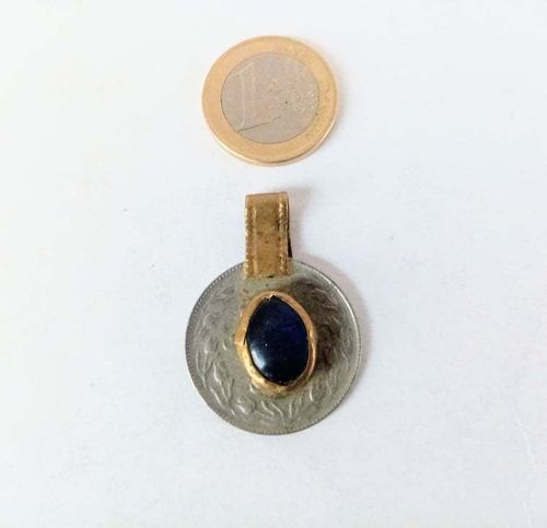 Moneda Piedra Azul Oval/UNIDAD